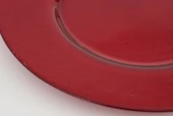 Assiettes, Plats Et Bols^Flamant Pacelle, Assiette, Verre, Rouge