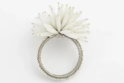 Accessoires^Flamant Parton, Rond De Serviette, Perles
