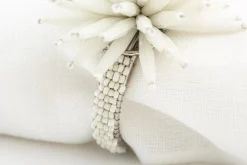 Accessoires^Flamant Parton, Rond De Serviette, Perles