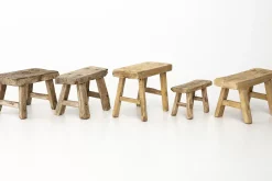 Canapés^Flamant Paton, Tabouret, Bois Recycle