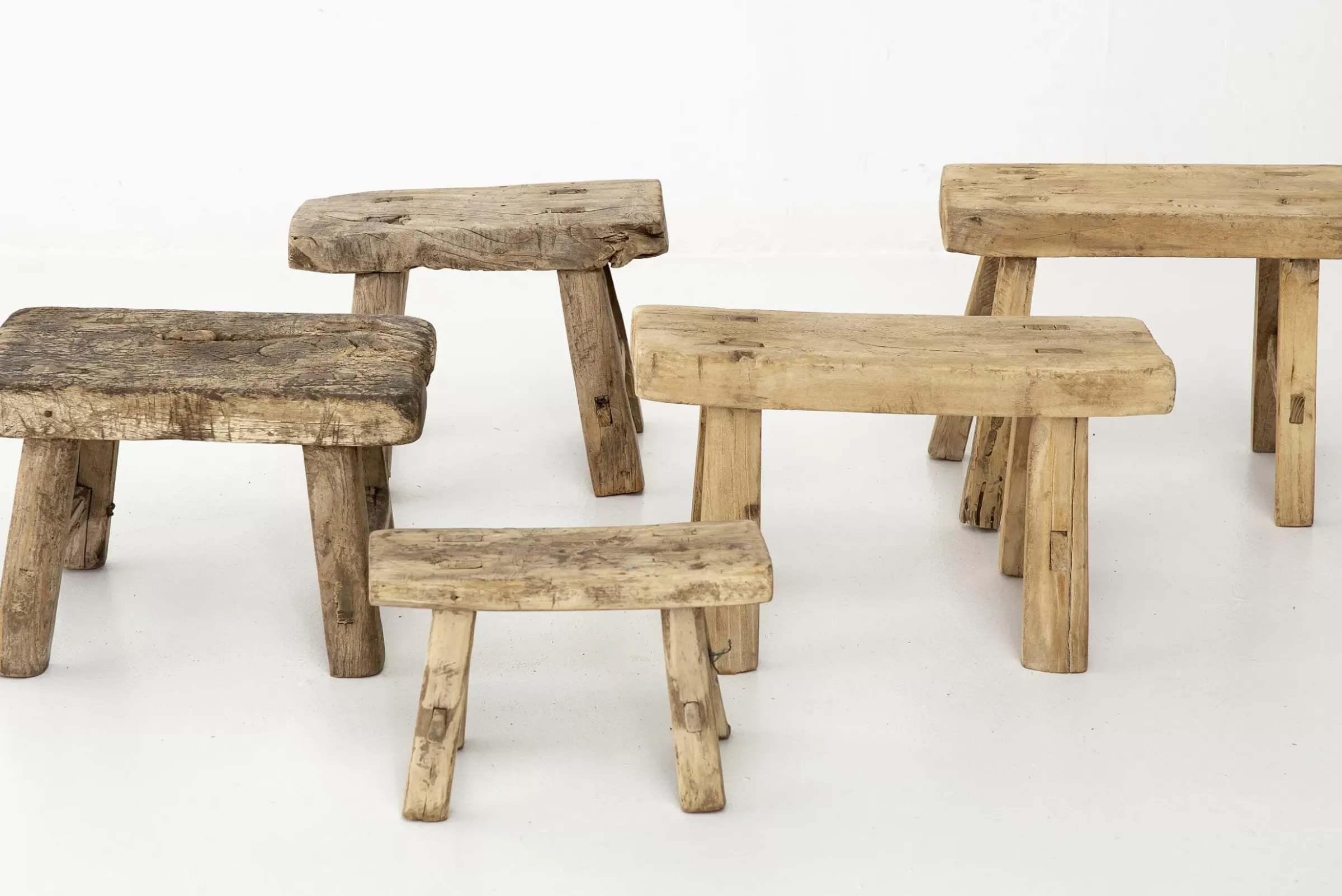 Canapés^Flamant Paton, Tabouret, Bois Recycle