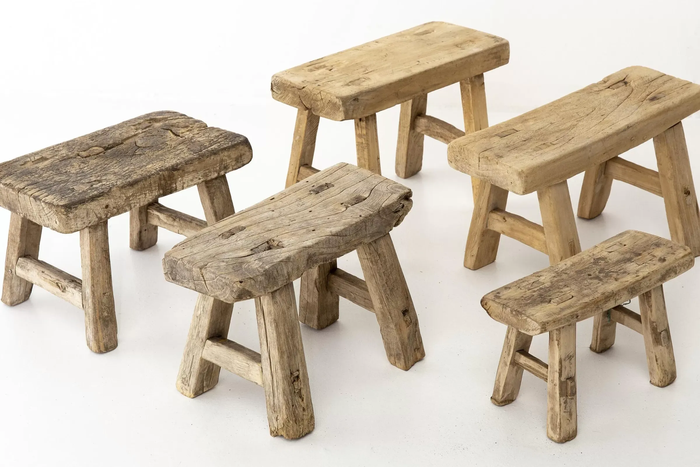 Canapés^Flamant Paton, Tabouret, Bois Recycle