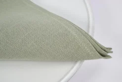 Textiles De Salle A Manger Et De Cuisine^Flamant Phills, Serviette, Vert Iceberg, Ensemble De 6