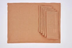 Textiles De Salle A Manger Et De Cuisine^Flamant Phills, Set De Table, Noix Grillees, Ensemble De 6