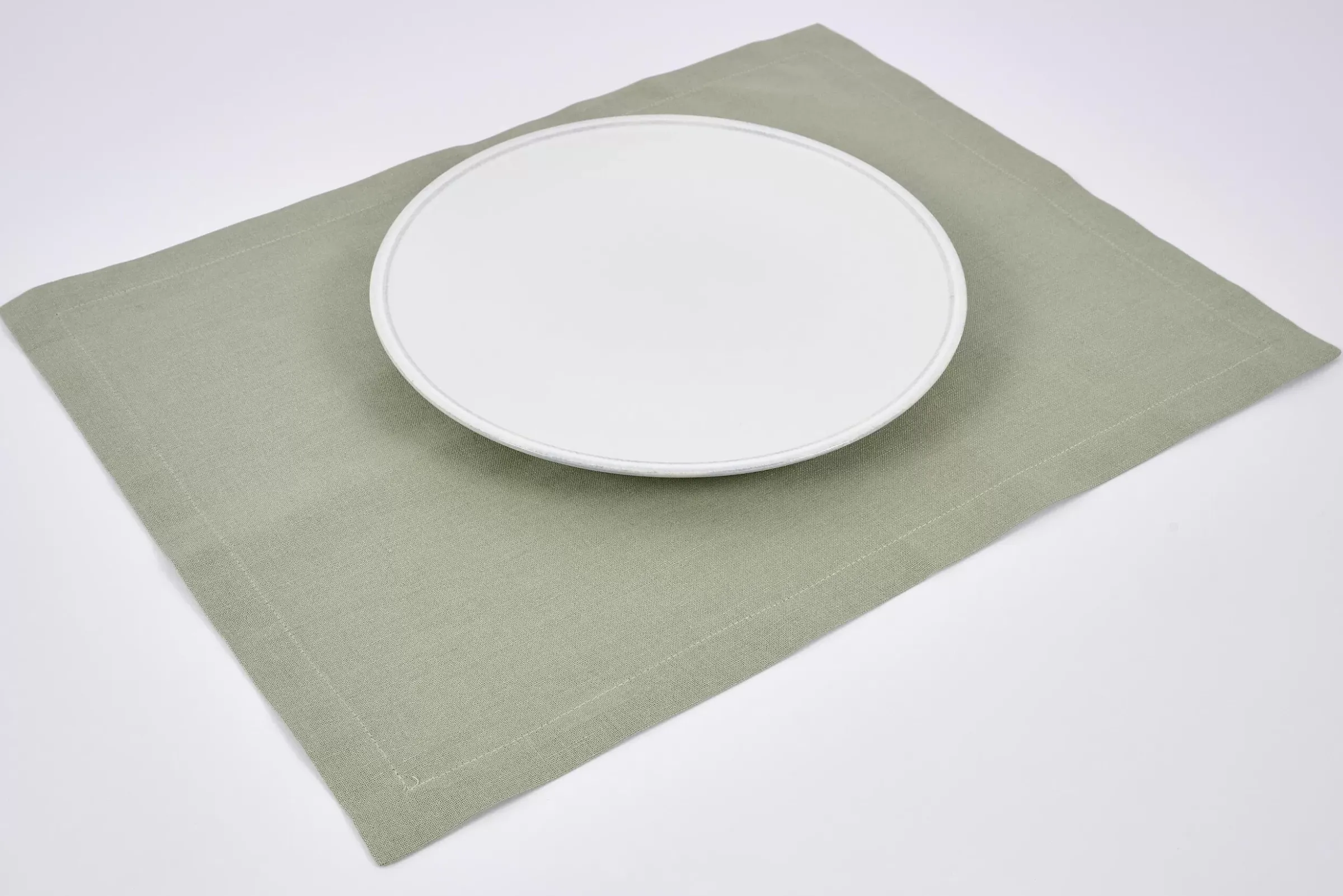 Textiles De Salle A Manger Et De Cuisine^Flamant Phills, Set De Table, Vert Iceberg, Ensemble De 6