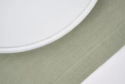 Textiles De Salle A Manger Et De Cuisine^Flamant Phills, Set De Table, Vert Iceberg, Ensemble De 6
