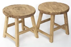Table A Cafe^Flamant Porta, Table D'Appoint, Bois Recycle