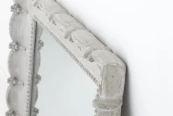 Décoration^Flamant Pucky, Miroir, Cadre Gris