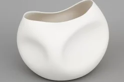 Décoration^Flamant Reynolds, Vase, Ceramique, Blanc, Modele 3