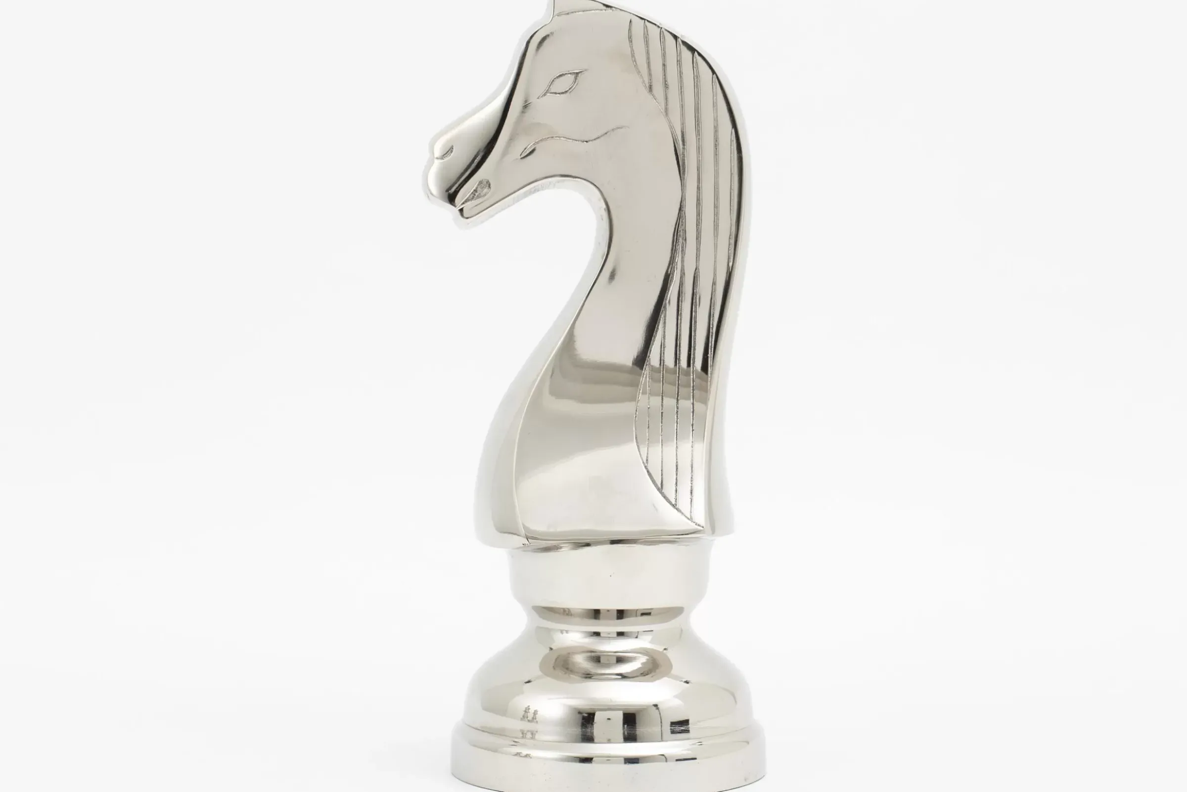 Décoration^Flamant Robbins, Piece D'Echecs, Chevalier, Nickel