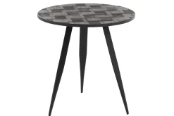 Tables A Manger^Flamant Robyn, Table Bistro, Teck Recupere, Ronde, 75 Cm