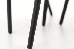 Table A Cafe^Flamant Robyn, Table D'Appoint, Teck Recupere, Ronde, Ensemble De 3