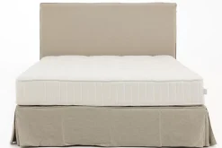 Des Lits^Flamant Sandrine, Lit Double, Avec Tete De Lit, Housse, 160Cm
