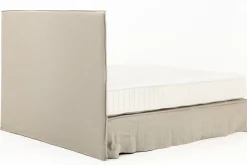 Des Lits^Flamant Sandrine, Lit Double, Avec Tete De Lit, Housse, 160Cm