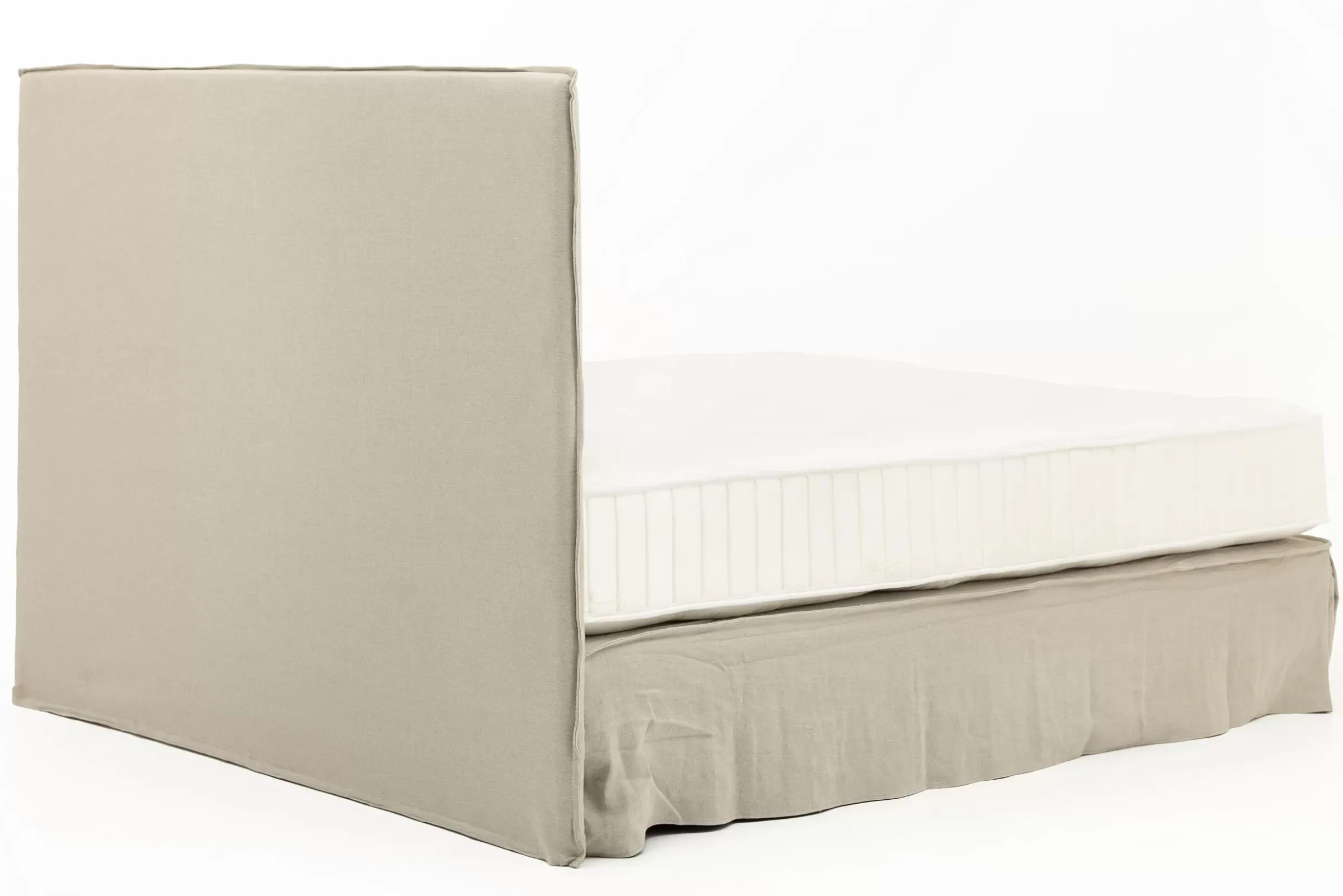 Des Lits^Flamant Sandrine, Lit Double, Avec Tete De Lit, Housse, 180Cm