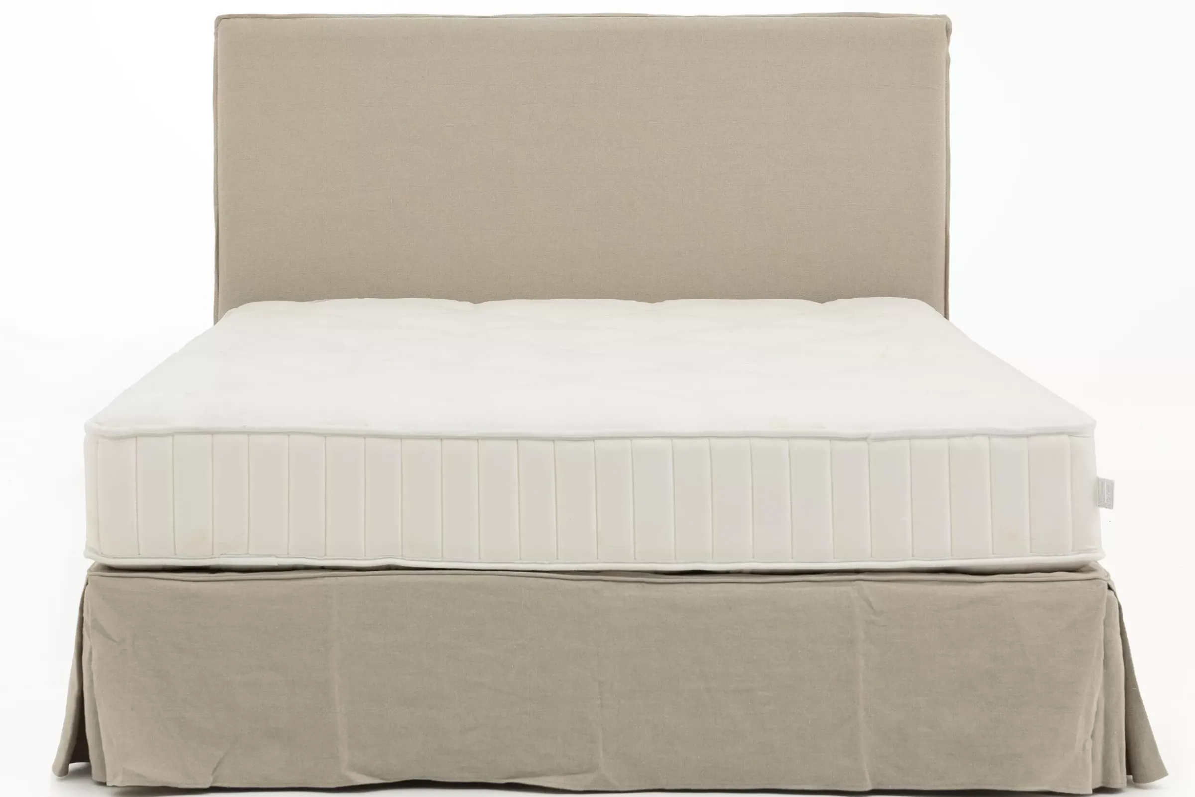 Des Lits^Flamant Sandrine, Lit Double, Avec Tete De Lit, Housse, 180Cm