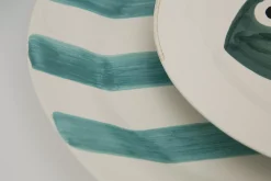 Assiettes, Plats Et Bols^Flamant Sangha, Assiette, 28 Cm, Rayures
