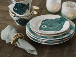 Assiettes, Plats Et Bols^Flamant Sangha, Assiette, 28 Cm, Rayures