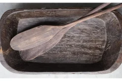 Décoration^Flamant Sieb, Plat, Bois