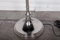 Eclairage^Flamant Sorah, Lampadaire, Laiton Et Nickel