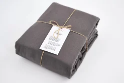 Draps De Lit^Flamant Stefano, Housse De Couette, 240X220, Rayures Grises, Taies D'Oreiller Non Incluses