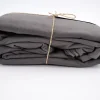 Draps De Lit^Flamant Stefano, Housse De Couette, 260X220, Rayures Grises, Taies D'Oreiller Non Incluses