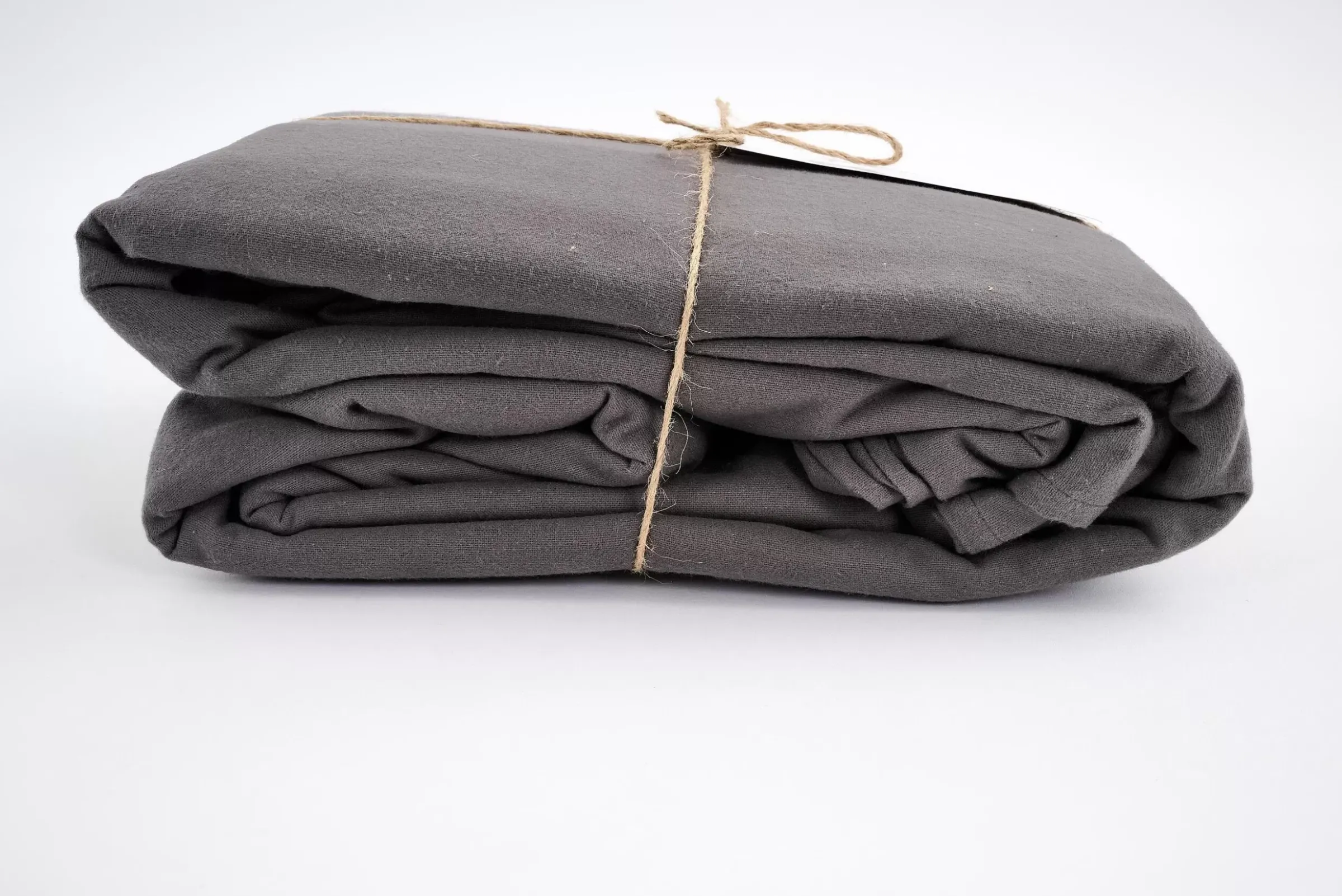 Draps De Lit^Flamant Stefano, Housse De Couette, 260X220, Rayures Grises, Taies D'Oreiller Non Incluses