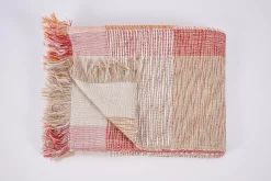 Fete Des Meres^Flamant Tanina, Plaid, Orange