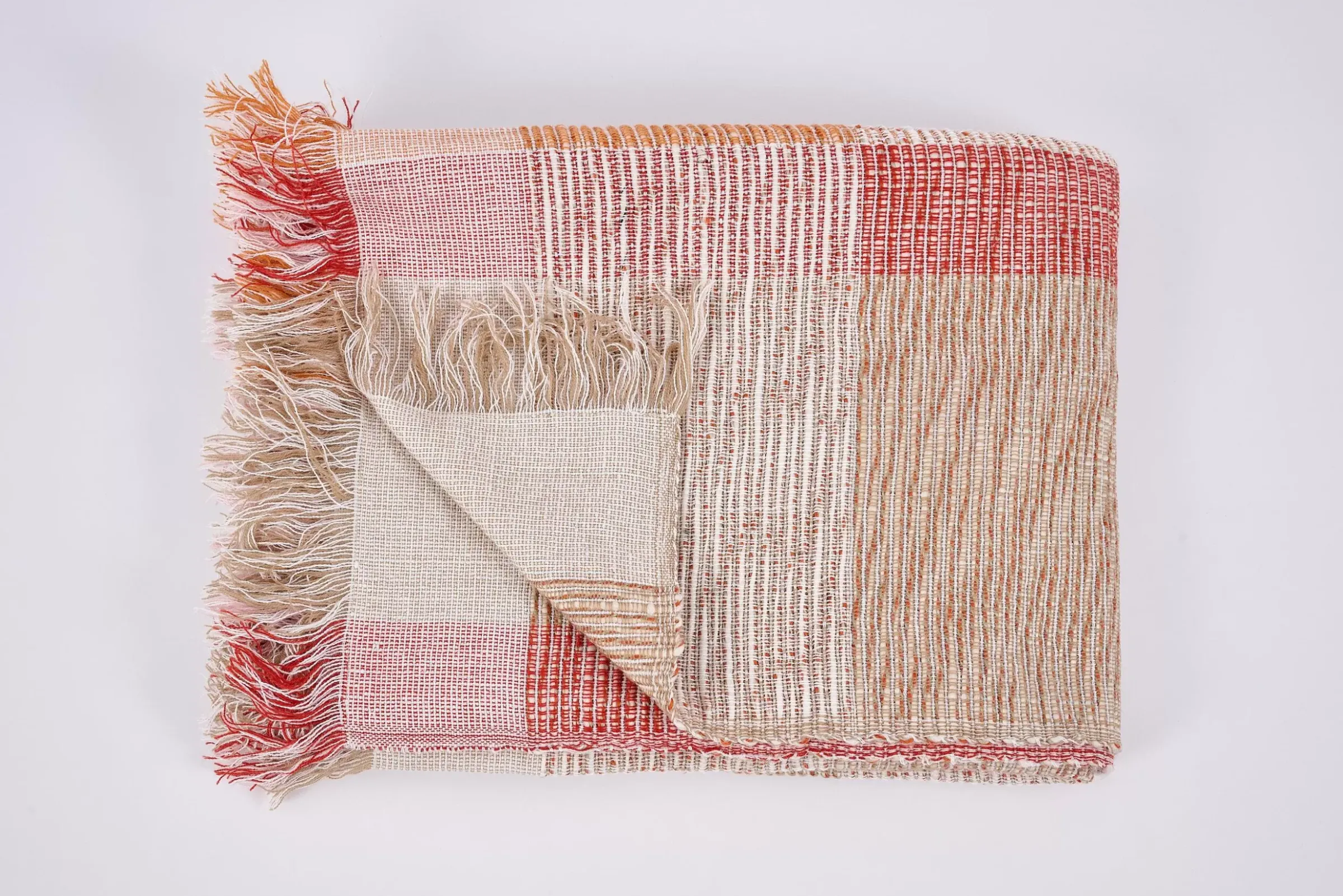 Fete Des Meres^Flamant Tanina, Plaid, Orange