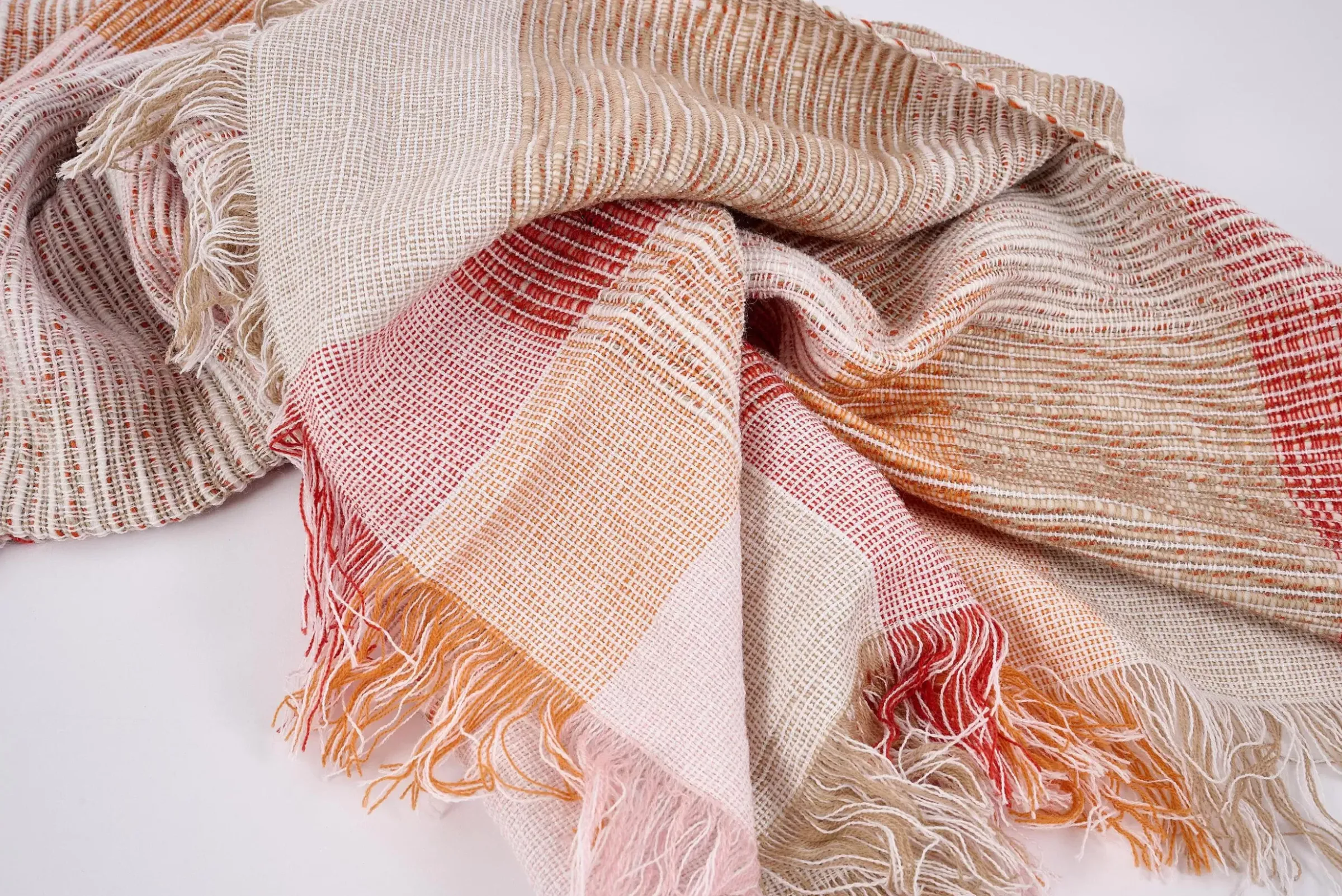 Fete Des Meres^Flamant Tanina, Plaid, Orange