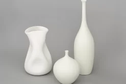 Décoration^Flamant Tess, Vase, Ceramique, Blanc, Modele 1