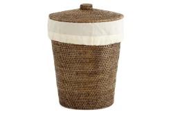 Fete Des Meres^Flamant Togo, Panier A Linge, Avec Sac A Linge, Roseau