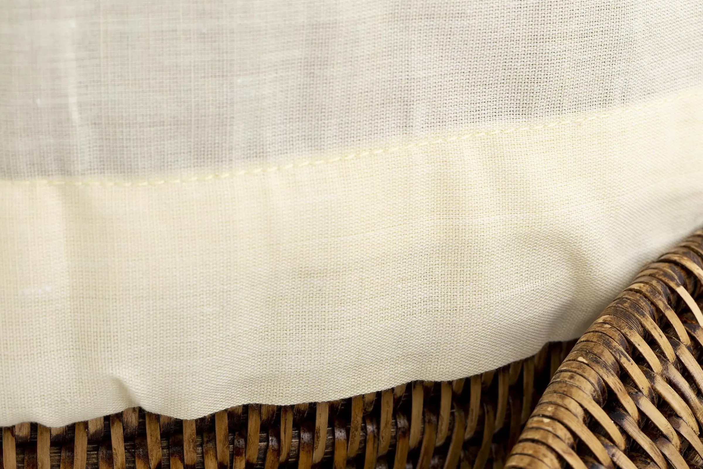 Fete Des Meres^Flamant Togo, Panier A Linge, Avec Sac A Linge, Roseau