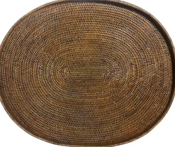 Décoration^Flamant Togo, Plateau, Ovale, Reed