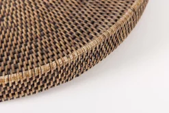 Accessoires^Flamant Togo, Plateau, Rond, Roseau, 48Cm