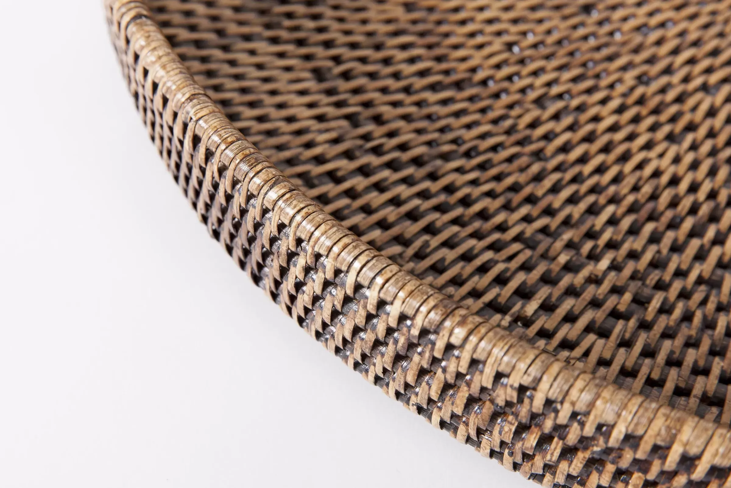 Accessoires^Flamant Togo, Plateau, Rond, Roseau, 48Cm