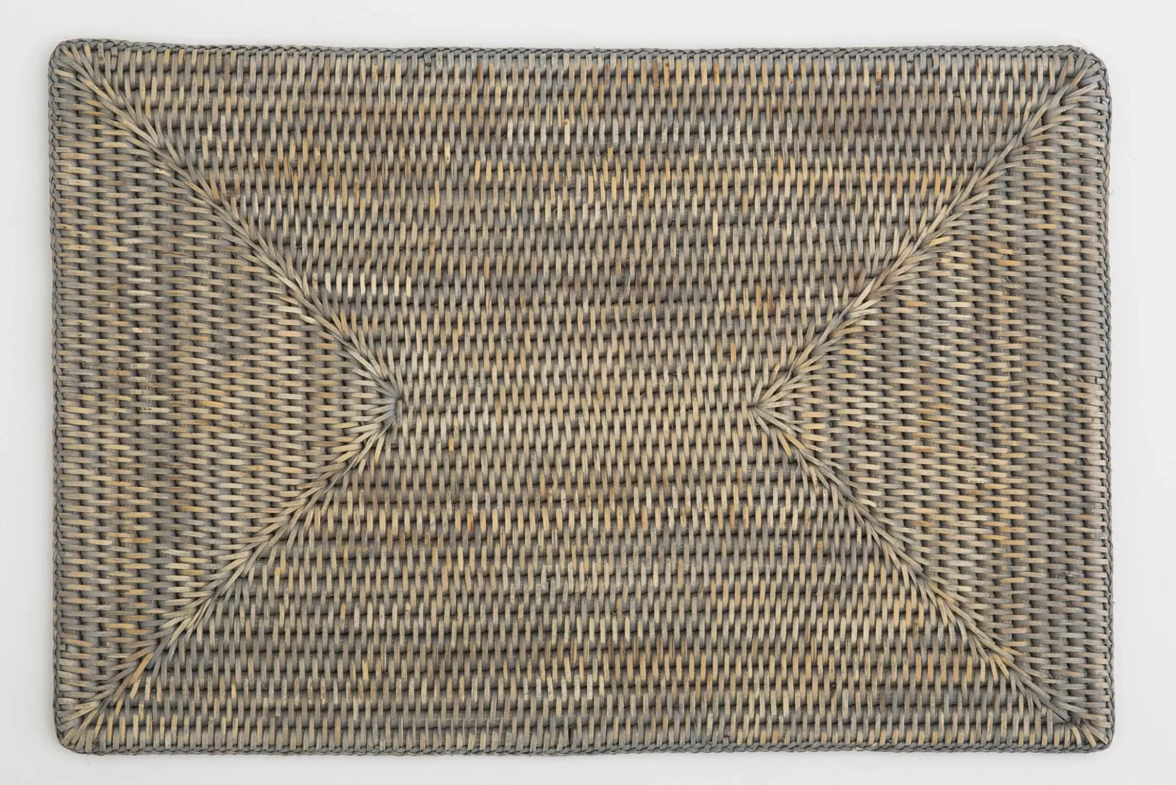 Textiles De Salle A Manger Et De Cuisine^Flamant Togo, Set De Table, Roseau, Gris, Rectangulaire