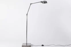 Eclairage^Flamant Twist, Lampadaire, Argent Antique, Ajustable