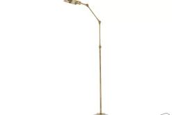 Eclairage^Flamant Twist, Lampadaire, Finition Laiton