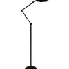Eclairage^Flamant Twist, Lampadaire, Laiton, Reglable