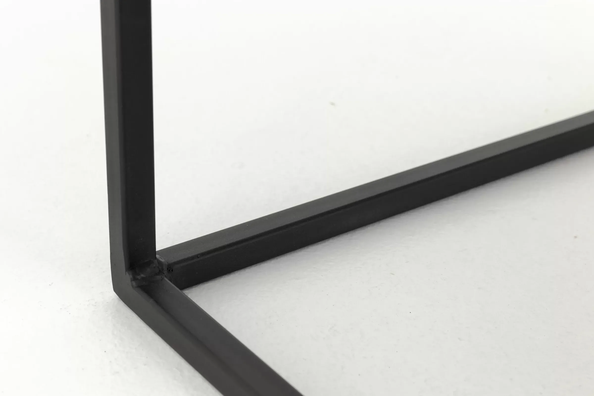 Table A Cafe^Flamant Urban, Table D'Appoint, Chene Et Metal, Marron Clair