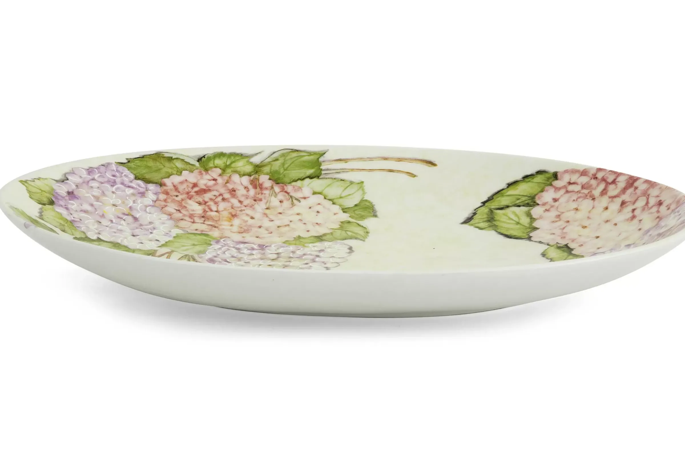 Assiettes, Plats Et Bols^Flamant Villosa, Assiette De Service, Ceramique, Fleurs, Ovale