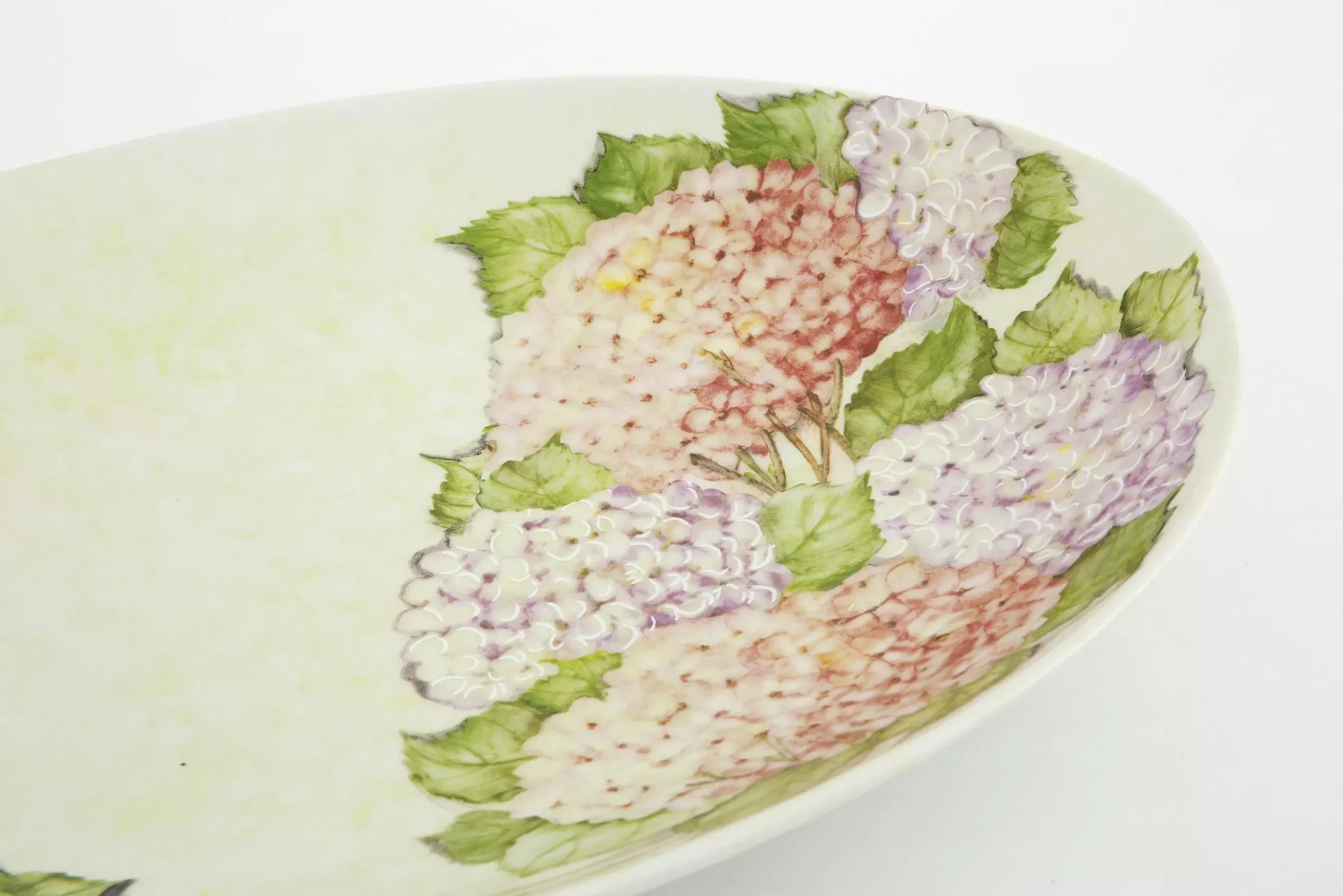 Assiettes, Plats Et Bols^Flamant Villosa, Assiette De Service, Ceramique, Fleurs, Ovale