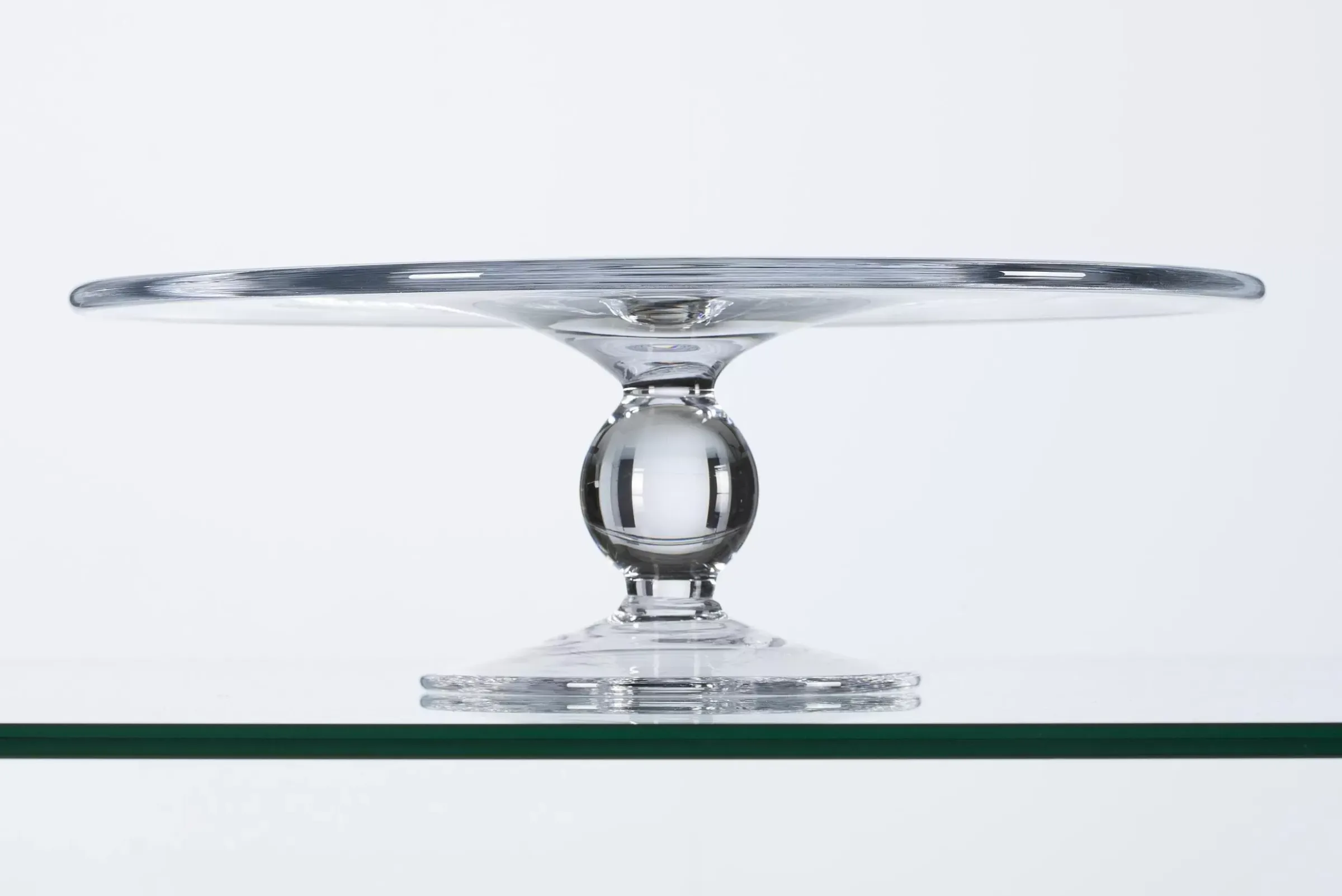Accessoires^Flamant Vinci, Presentoir A Gateaux, Verre, 31 Cm