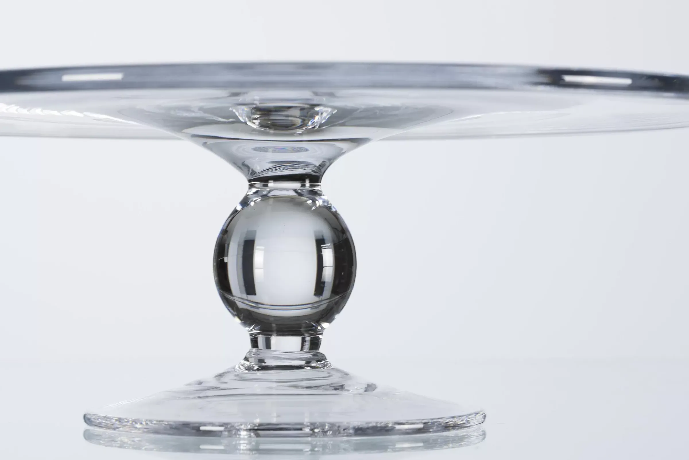 Accessoires^Flamant Vinci, Presentoir A Gateaux, Verre, 31 Cm