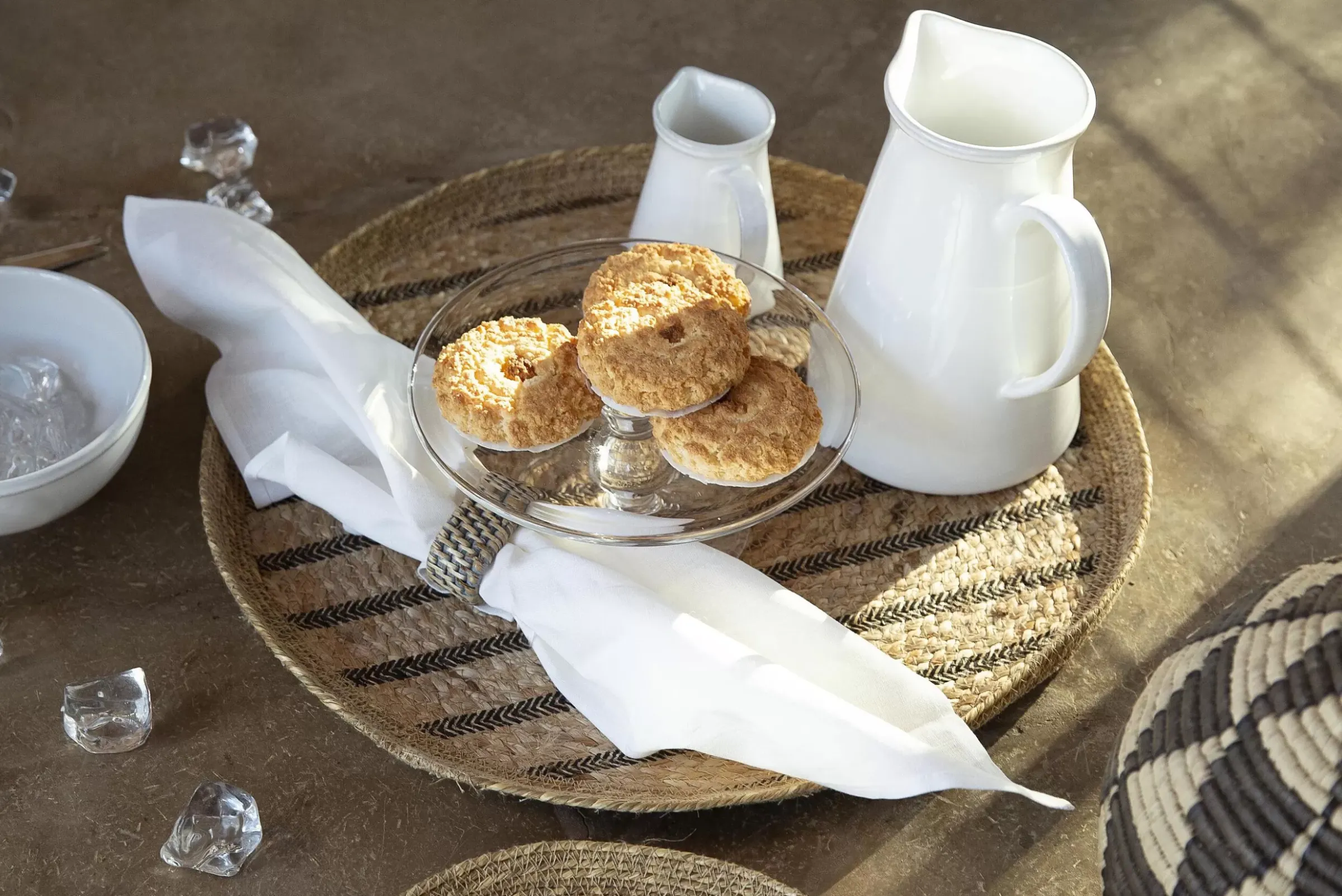 Accessoires^Flamant Vinci, Presentoir A Gateaux, Verre, 31 Cm