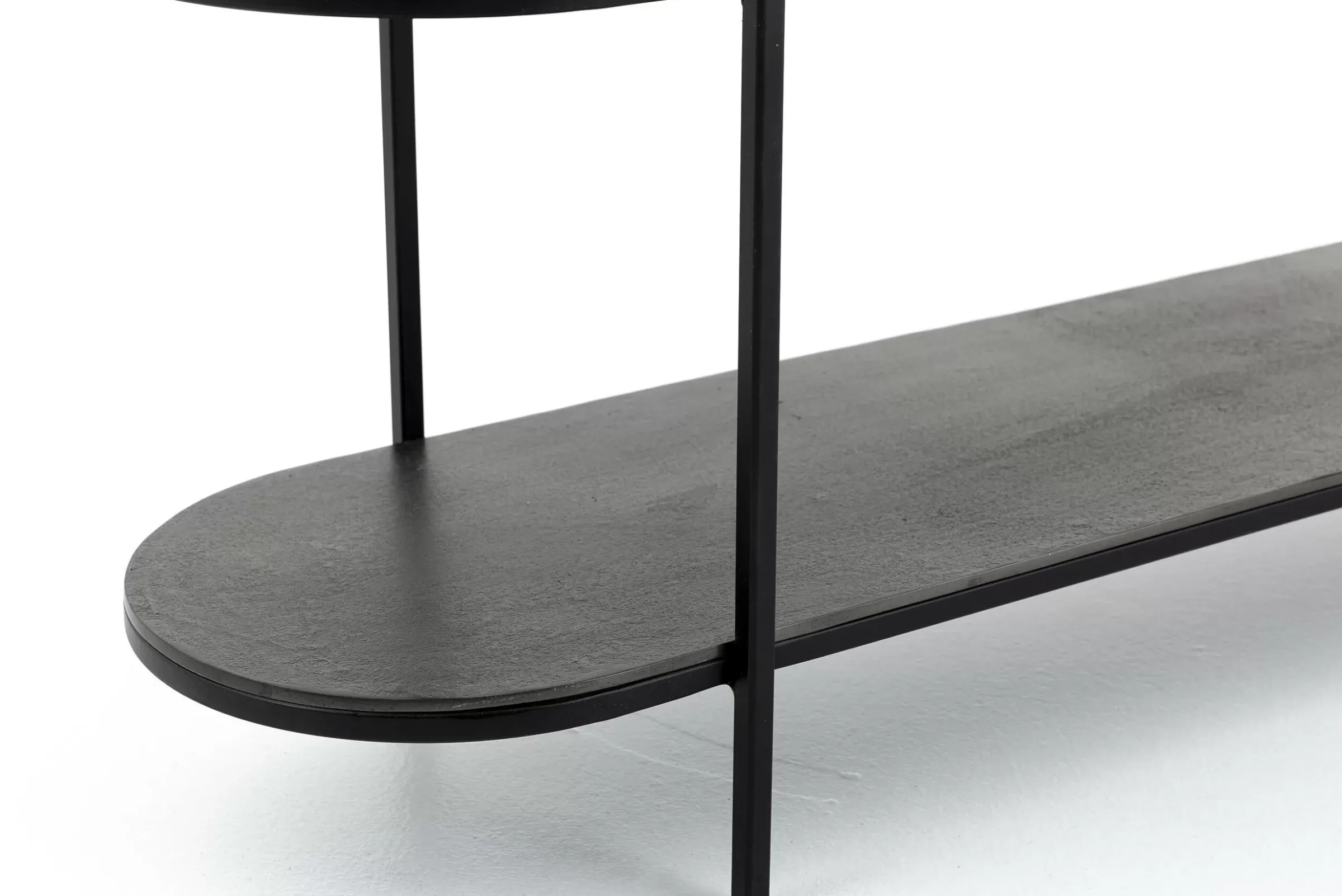 Table A Cafe^Flamant Zenza, Table Console, 3 Niveaux, Metal